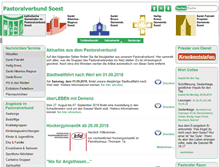Tablet Screenshot of pastoralverbund-soest.de